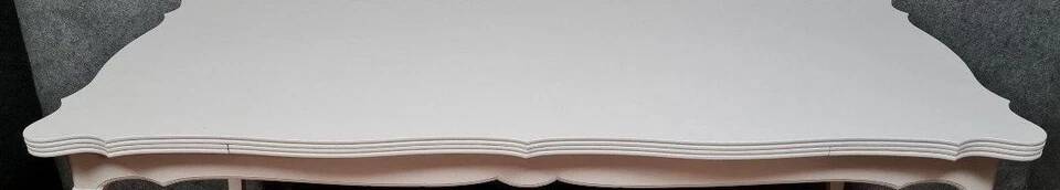 Table (300cm) Louis XV style rocaille in lacquered wood