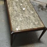 Coffee table top resin onyx 60s