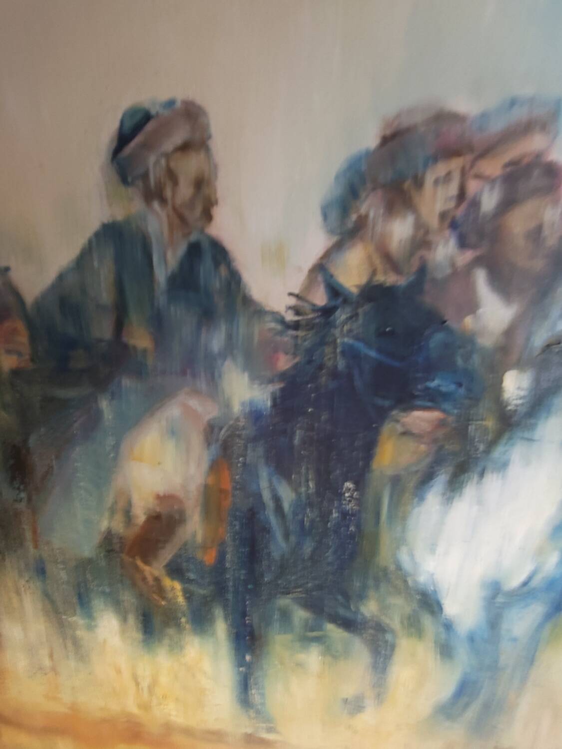 Painting – Riders & Horses, Béatrice Farge