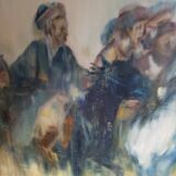 Painting – Riders & Horses, Béatrice Farge