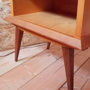 Bedside table with compass feet, 1950s