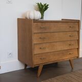 Chest of drawers in oak 50s