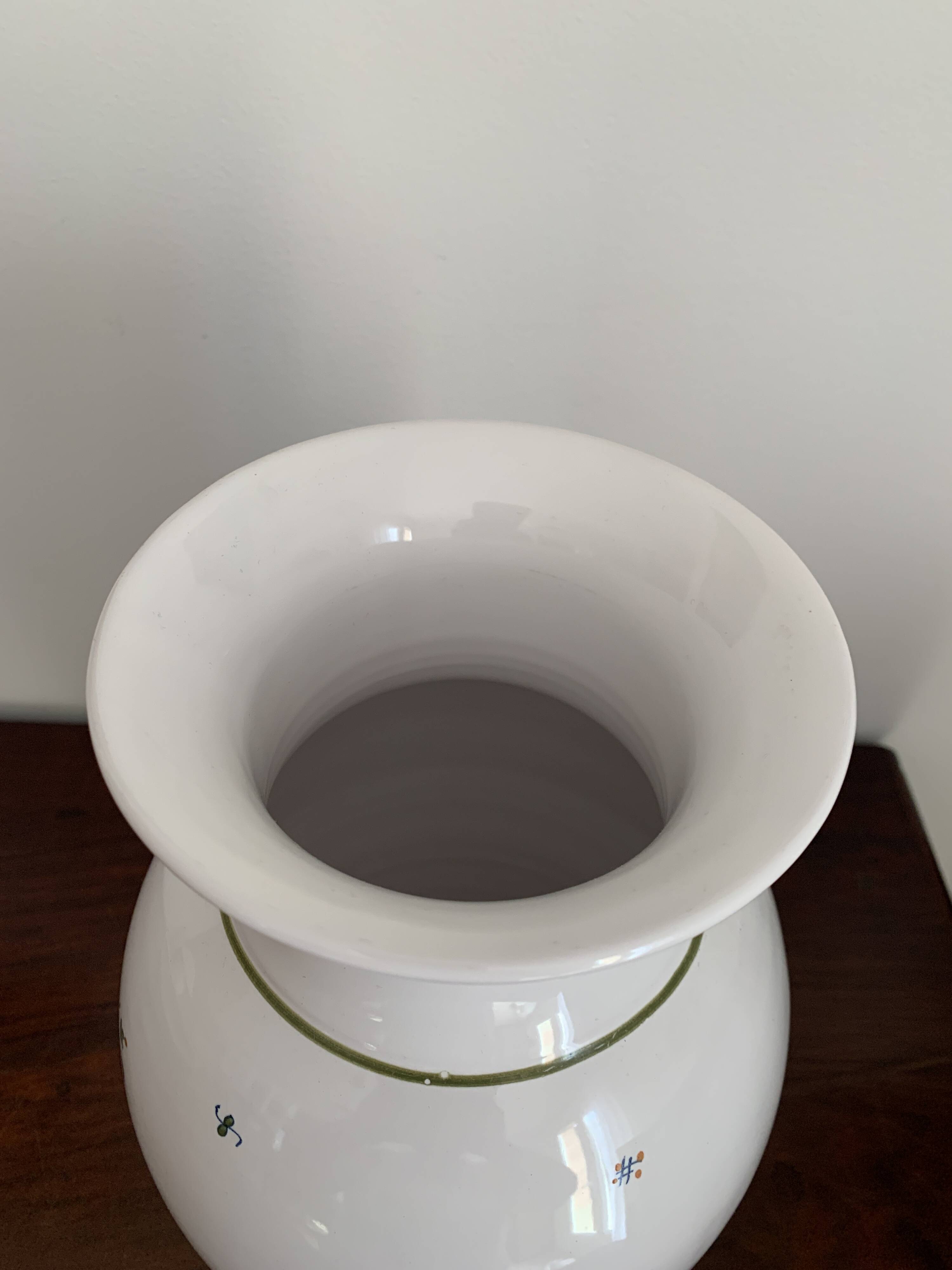Moutiers ceramic vase