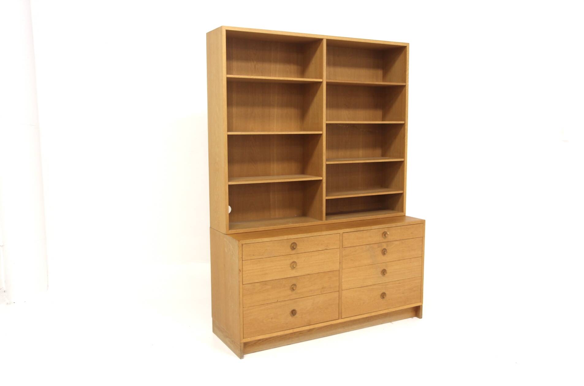 Scandinavian oak library Öresund, Børge Mogensen, Sweden, 1960