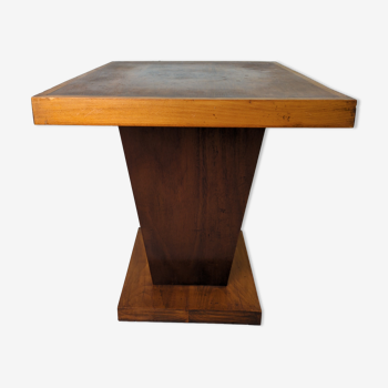 Square pedestal table art deco year 30