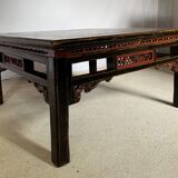 Ancient chinese golden wood table