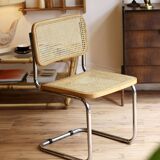 Chaise Cesca vintage, bois clair