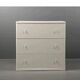 Commode blanche Magnus Eleäck pour Ikea, années 2000
