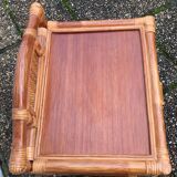Rattan bedside