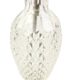 Lampe de table Empire en cristal taillé motif diamant et bronze doré