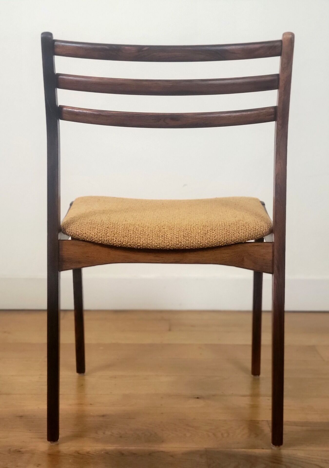 Set of 4 vintage Danish chairs by Vestervig Eriksen in rosewood