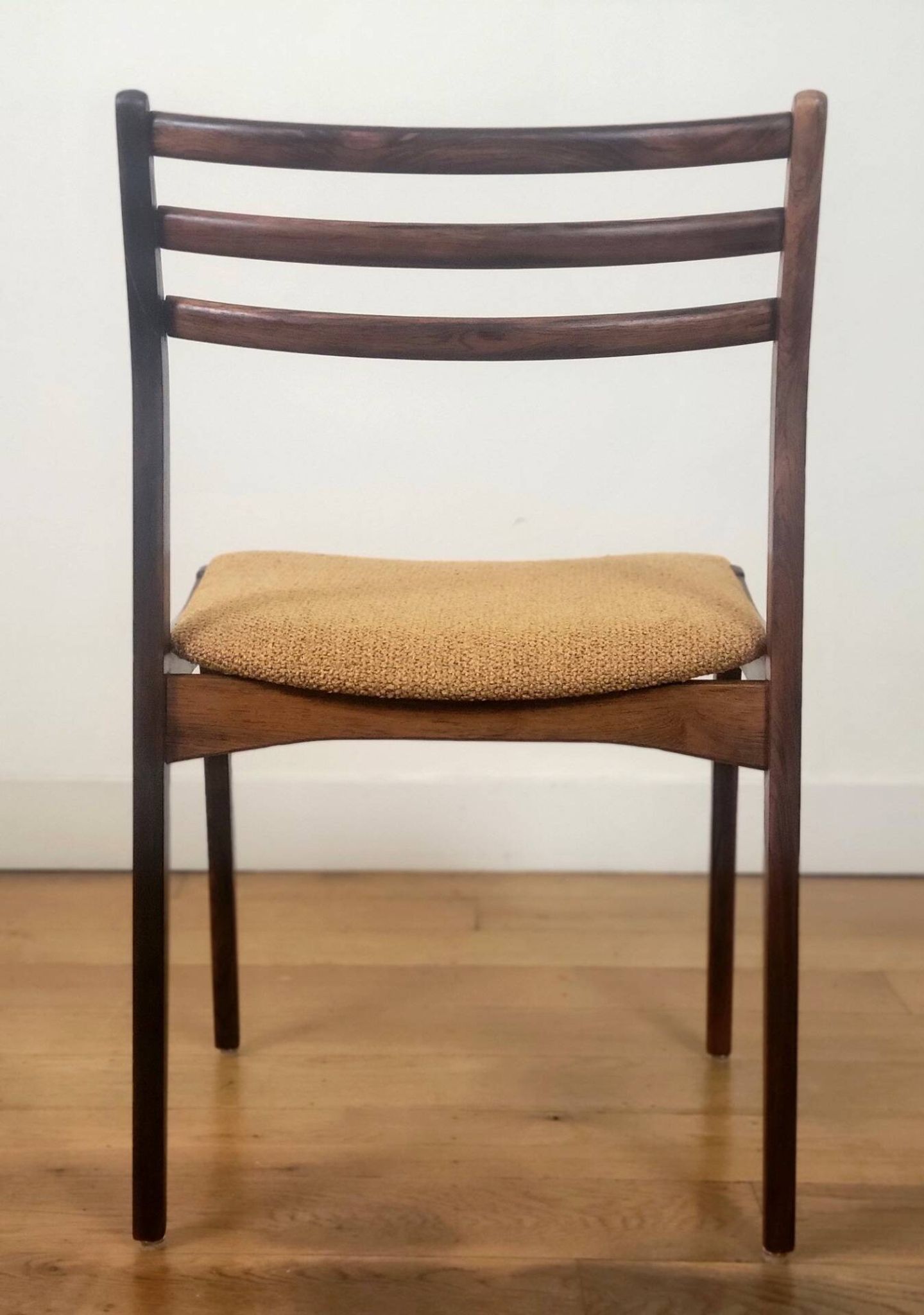 Set of 4 vintage Danish chairs by Vestervig Eriksen in rosewood