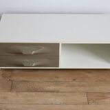 Meuble de rangement bas, Raymond Loewy, Doubinsky Frères, années 70