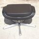 Ottoman Vintage in Leather and Aluminium, 1970s