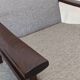 Scandinavian style armchair in teak, Eastern Europe around 1950.