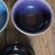 Un lot de 4 bols poterie émail couleurs