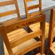 Lot de 4 chaises en pin massif rustique – Idéal cuisine