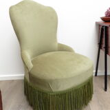 Green armchair