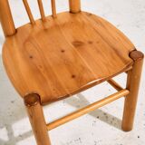 Pine dining chair by Rainer Daumiller, Set of 6