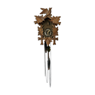 Old black forest cuckoo clock 1960s West Germany Regula Functional