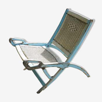 Folding beach chair Reguitti Ninfea for Gio Ponti 1958