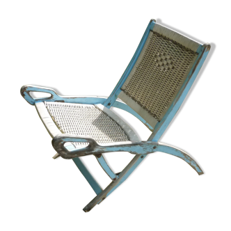 Folding beach chair Reguitti Ninfea for Gio Ponti 1958