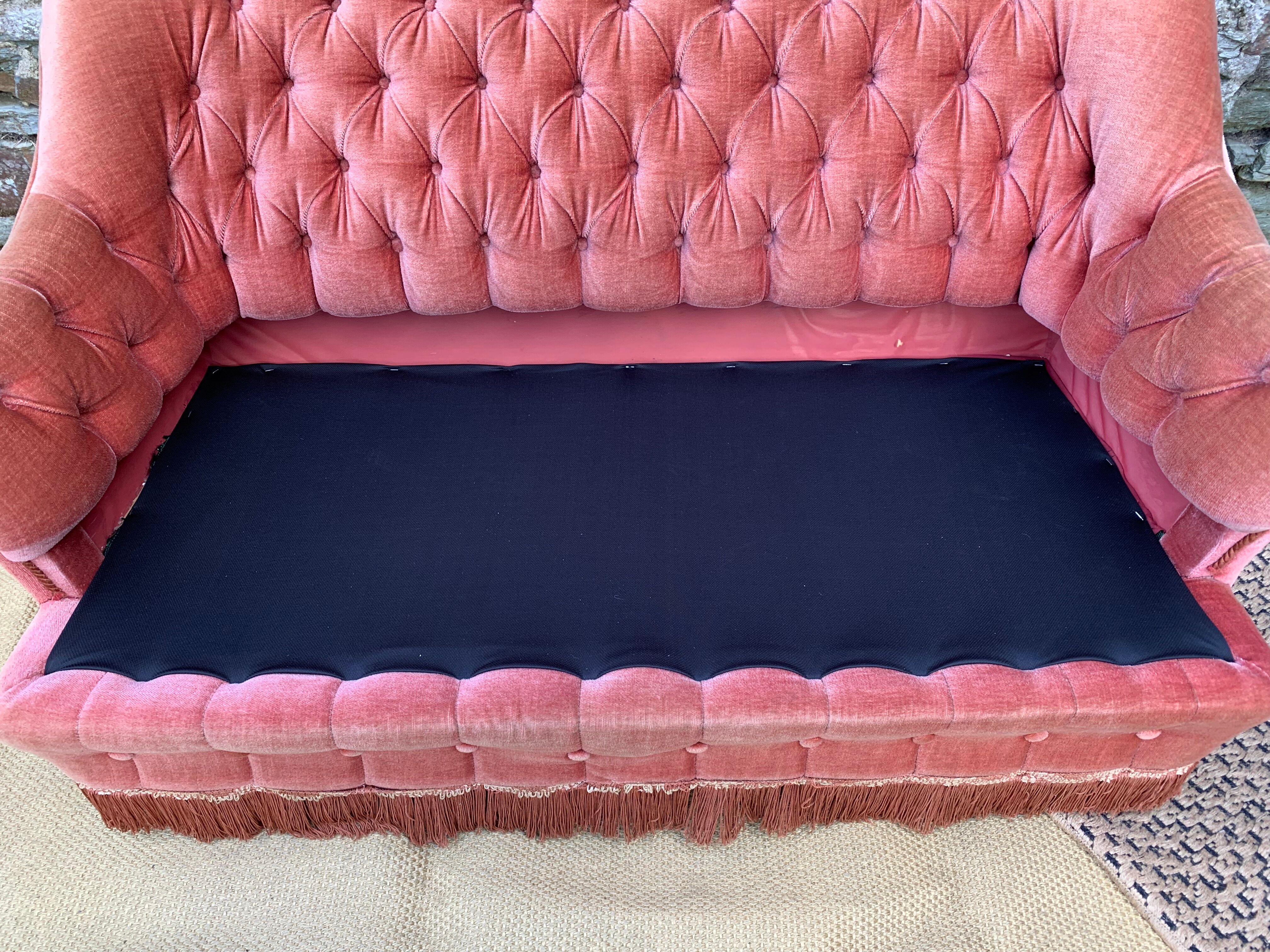 Living room 3 pieces velvet toad