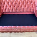 Living room 3 pieces velvet toad