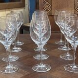 Series 12 Sèvres crystal water glasses - Arpèges model