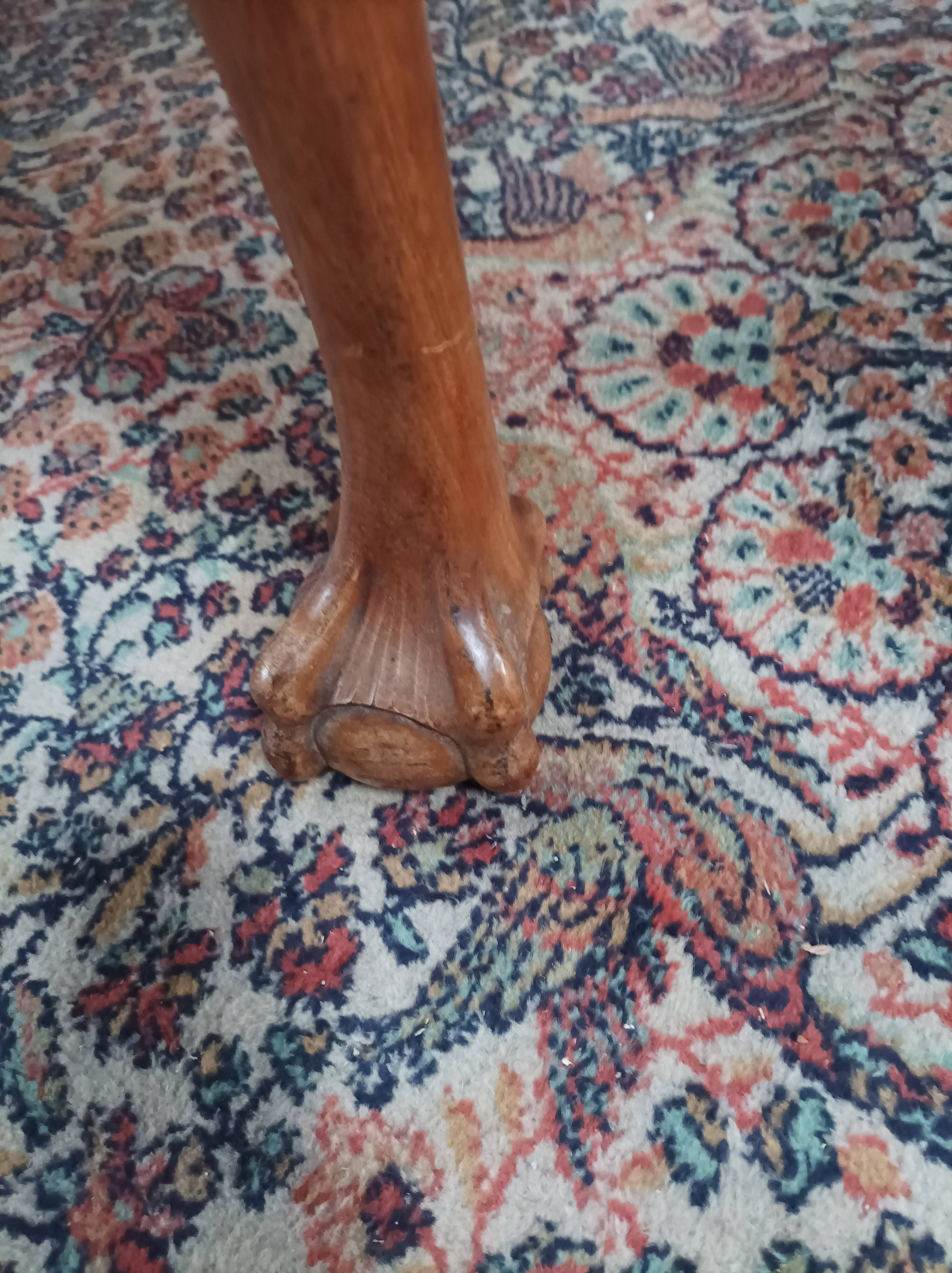 Mahogany Chippendale table Maison Jellinek Paris