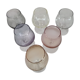Lot de 6 verres à cognac arlequins