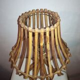 Rattan table lamp