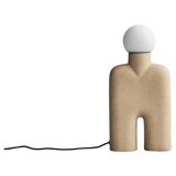 Sand table lamp, ceramic, contemporary work.