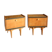 Paire de chevets vintage