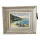 Huile sur bois mer Méditerranée J.Bellemont
