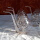 6 Digestive glasses: Tasting pipe with Cognac or Armagnac - 70s
