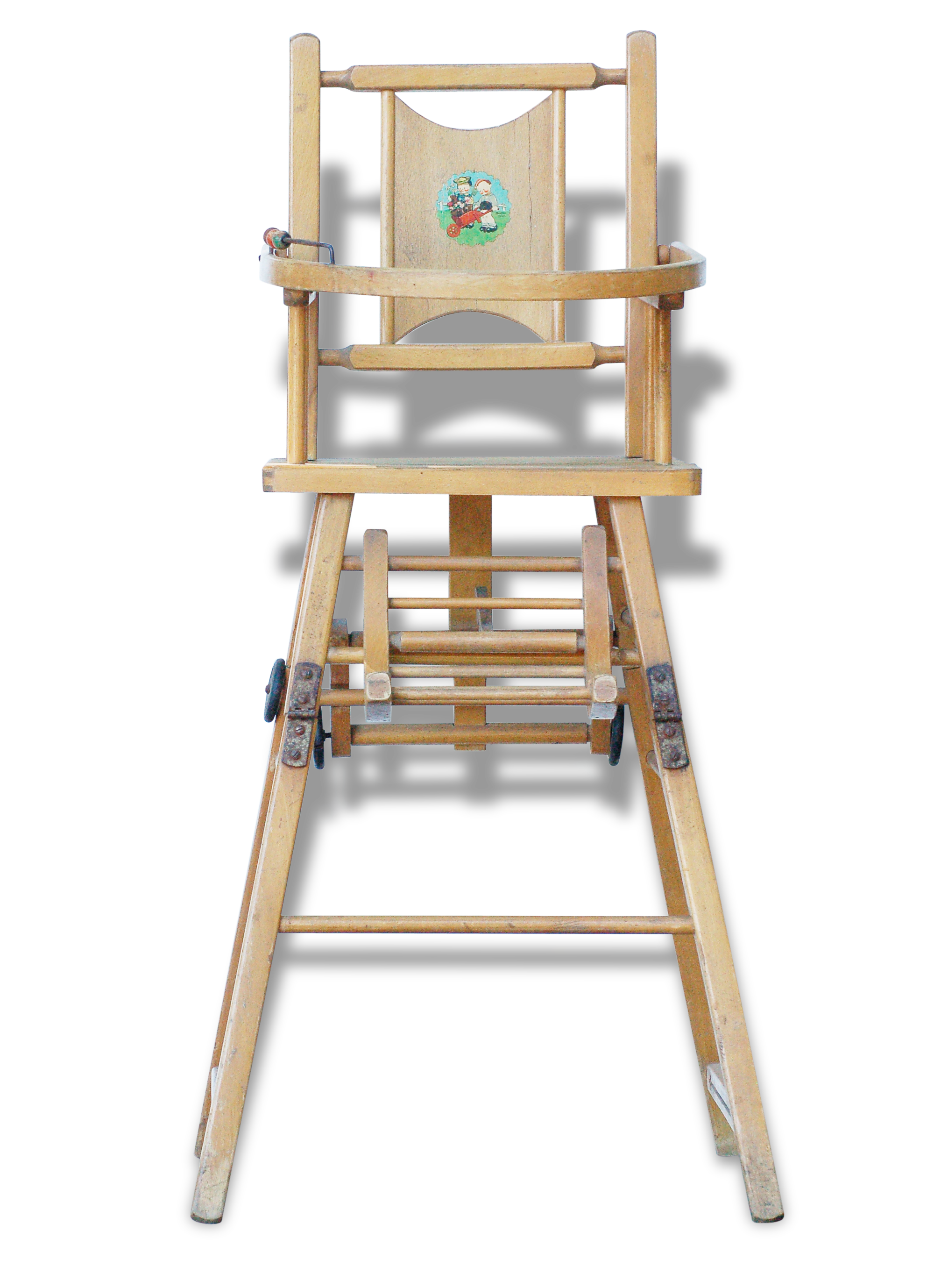 Chaise Haute De Bebe Avec Decor De Beatrice Mallet Selency