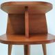 Bedside tripod wood feet spindles design 60s