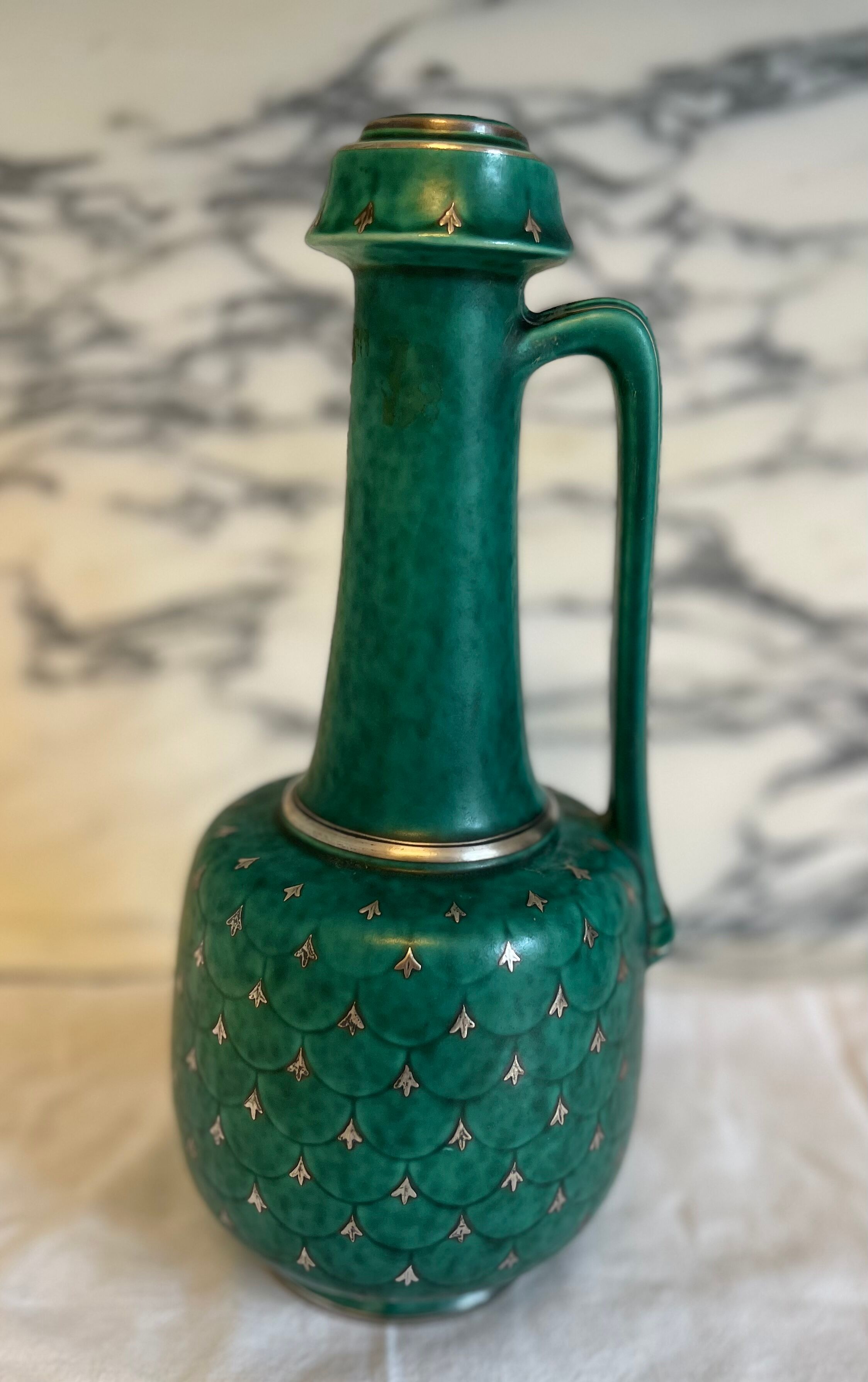Vase Gustavsberg argenta wilhelm kage