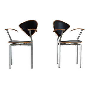 Paire de chaises vintage