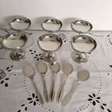 Guy Degrenne ice cream or sorbet cups, in stainless steel