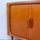 Commode d'Angle Mid-Century en Teck de Dyrlund, Danemark, 1960s