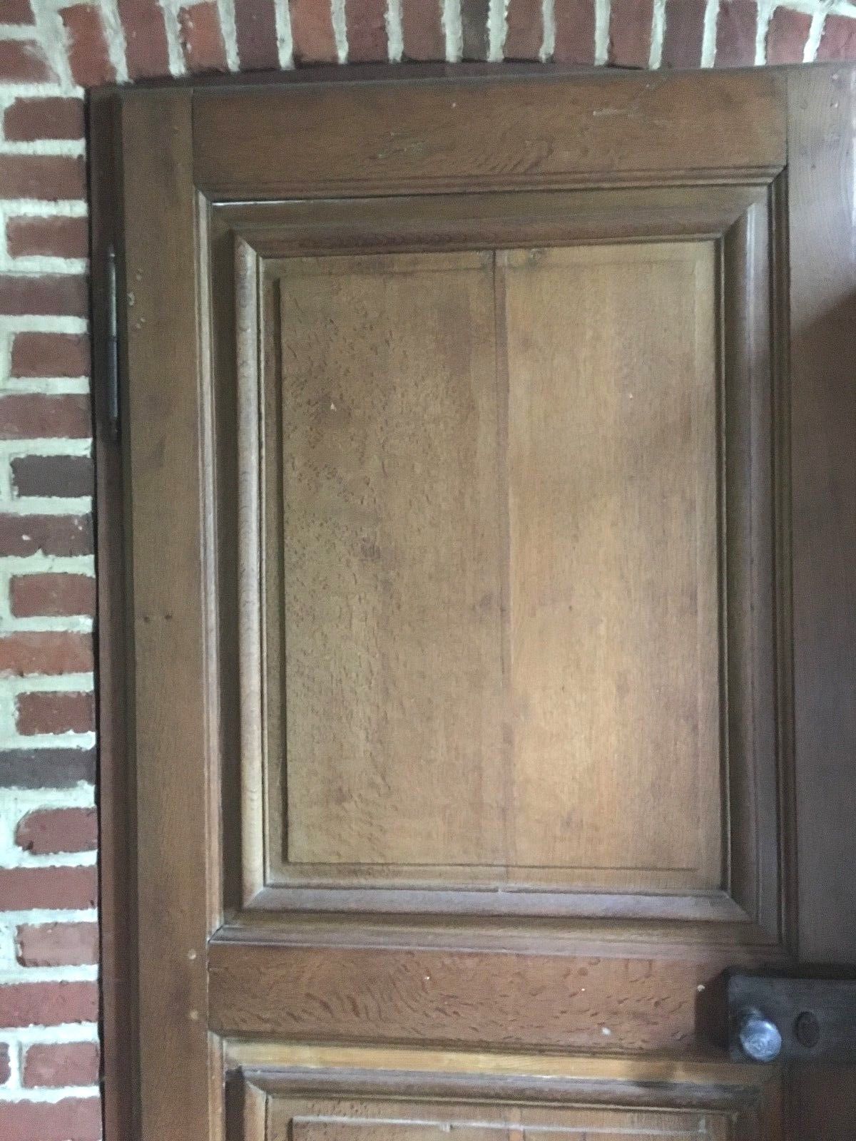 Old passage door in oak