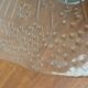 Vintage Scandinavian glass cake stand