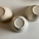 Set of 3 bowls in faience English iron land 1900 mixing bowl 30