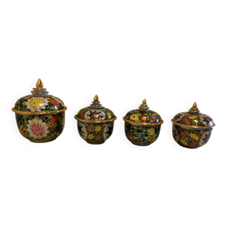 Pots à couvercle porcelaine thaï num