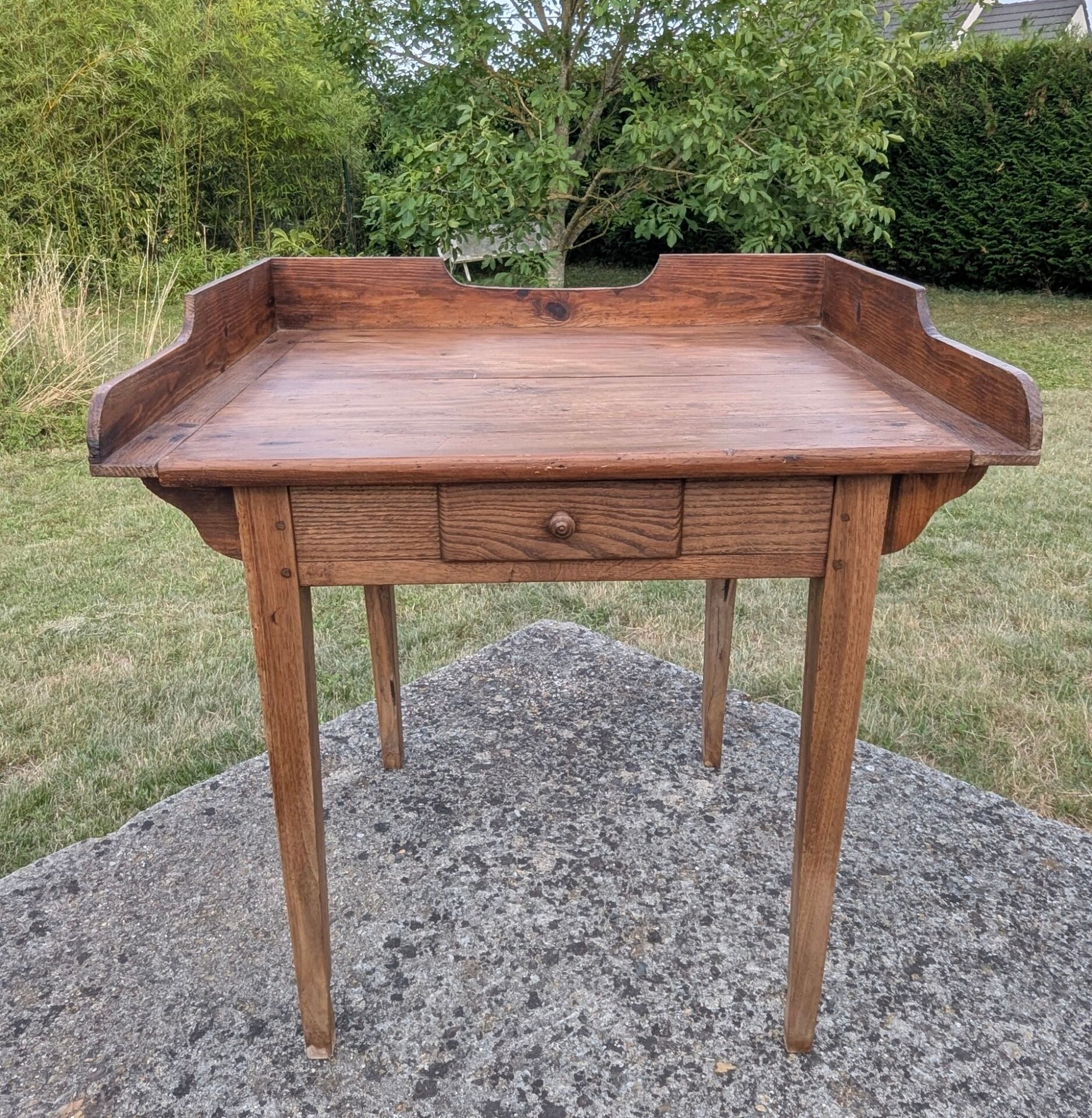 Antique dressing table washbasin desk early 20th century