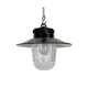 Vintage industrial factory hanging light, 1970s