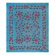Vintage hand-embroidered Uzbek Suzani 256x305 cm