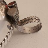 Empty pocket Maria Pergay silver metal